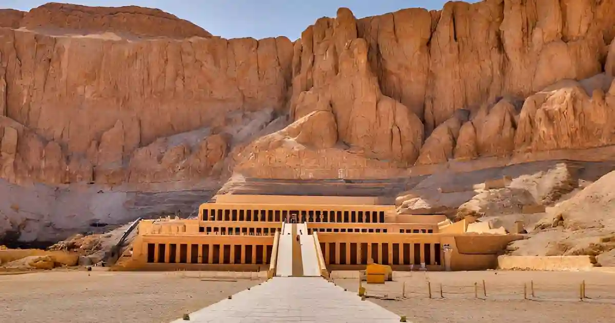 Entrance to a royal tomb in the Valley of the Kings