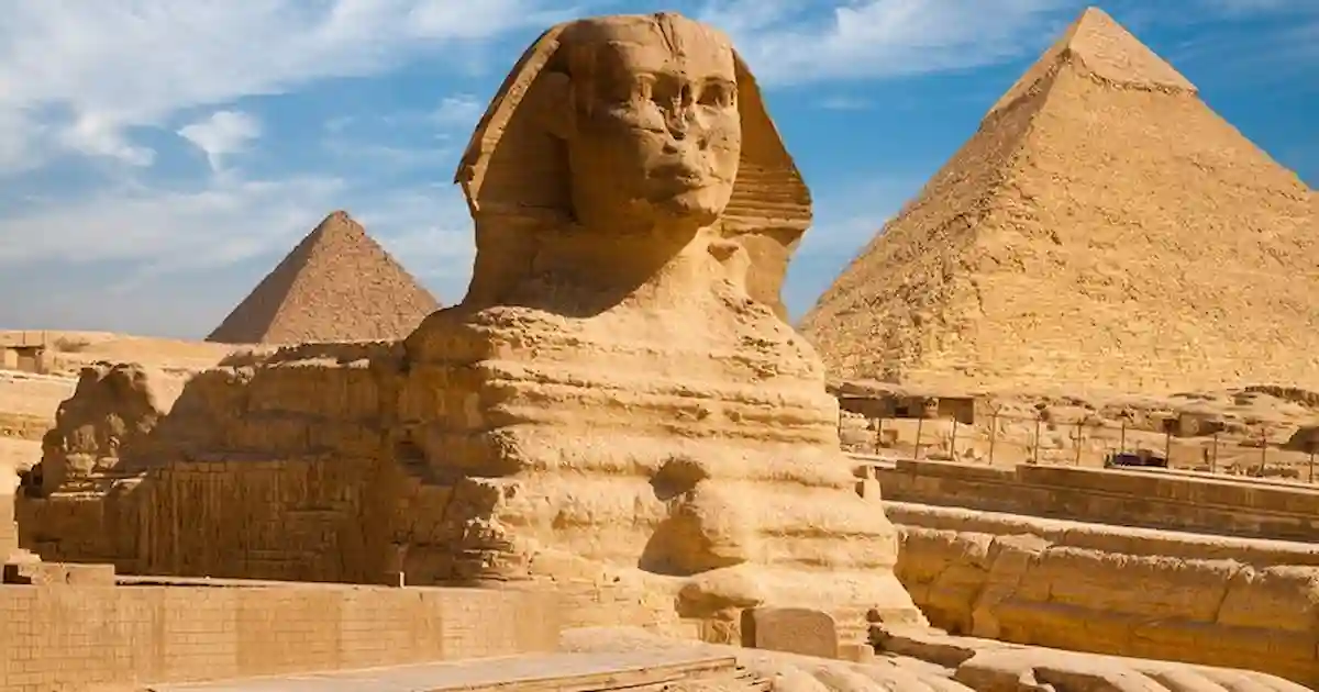 Great Pyramids of Giza and the Sphinx on the 8 Day Egypt Tours package