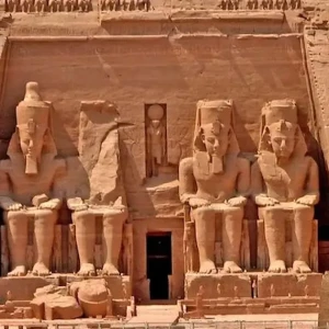 The Abu Simbel Temples in Aswan, Egypt