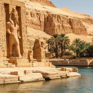 Family touring Egypt over 12 days