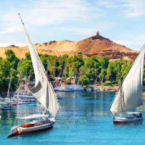 Nile boat ride in Aswan