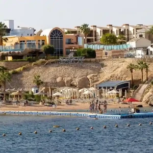 Family relaxing in Sharm El Sheikh