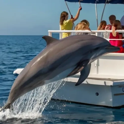 Boat excursion to Dolphin House Red Sea reef