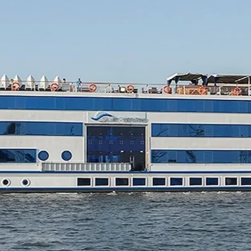 Blue Shadow Nile Cruise deck view over the Nile