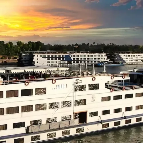 Salacia Nile Cruise deck with Nile views