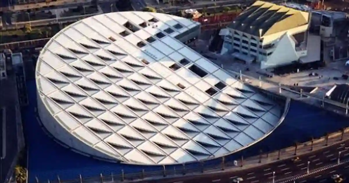 bibliotheca alexandrina library exterior.