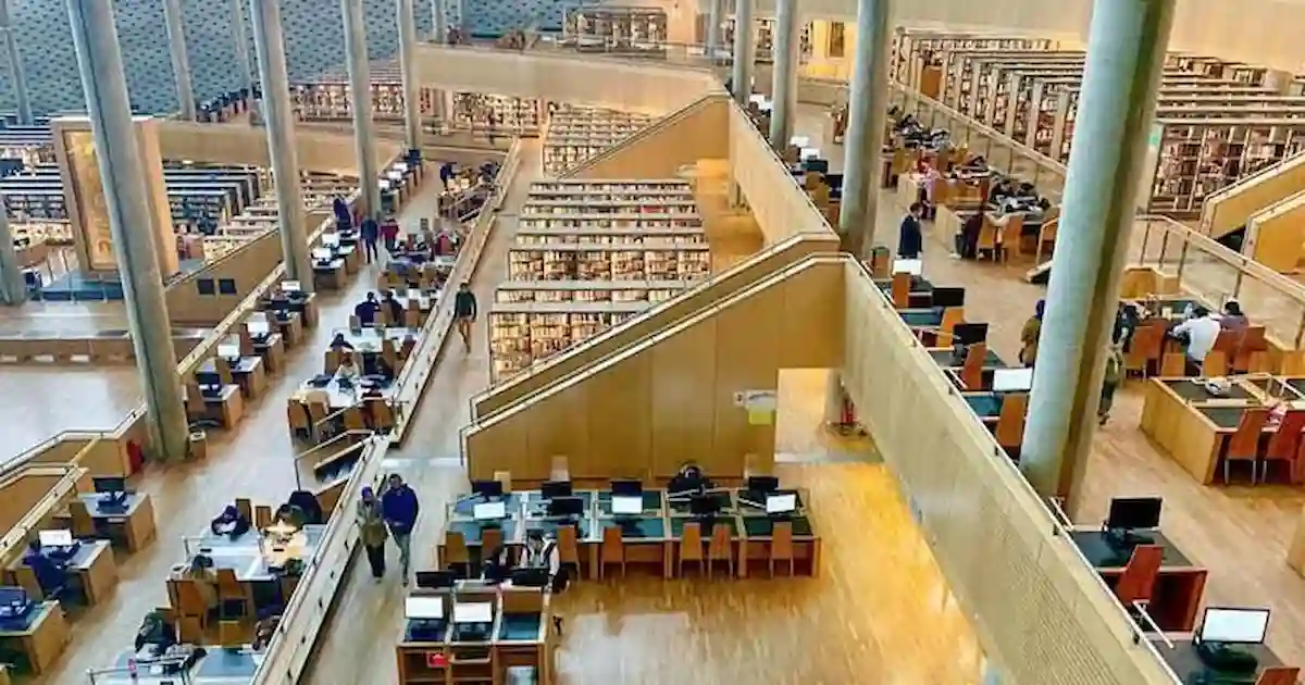 bibliotheca alexandrina reading hall