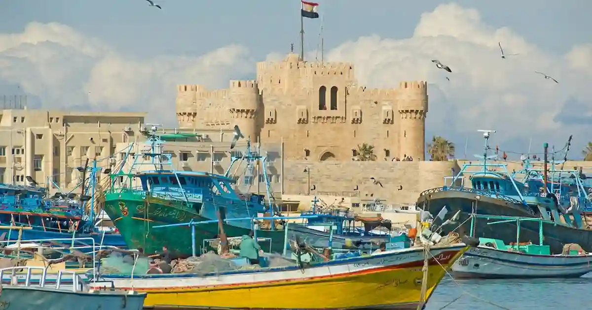 citadel of qaitbay sea view