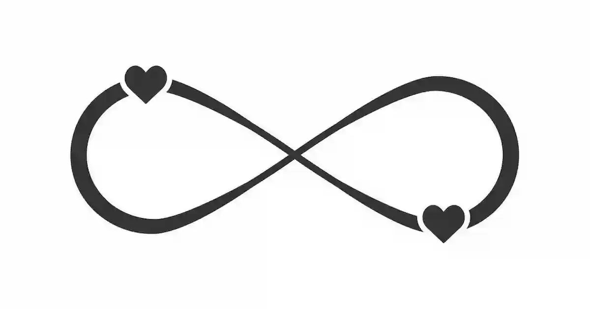 infinity heart symbol meaning