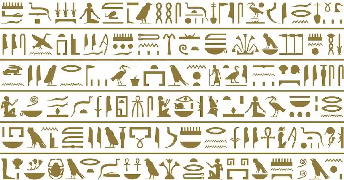 what items or symbols were used to decorate tombs