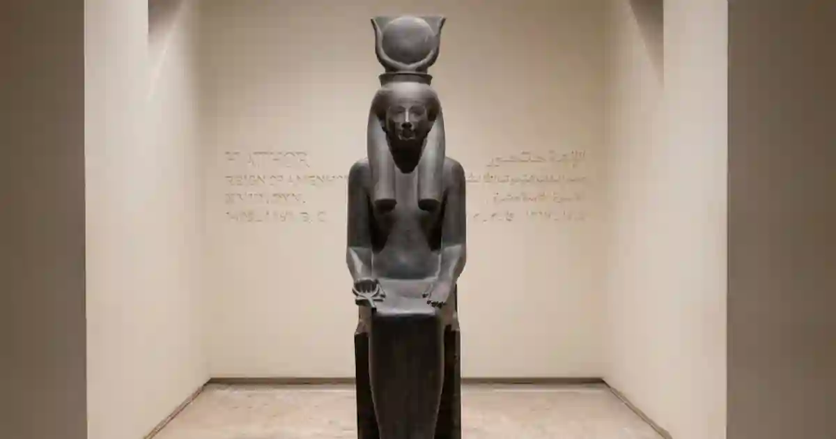 beautiful hathor goddess statue egypt.jpg